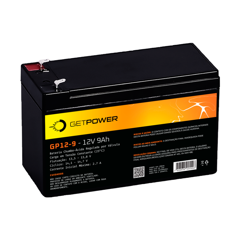 Bateria GetPower GP12-9 12V 9Ah