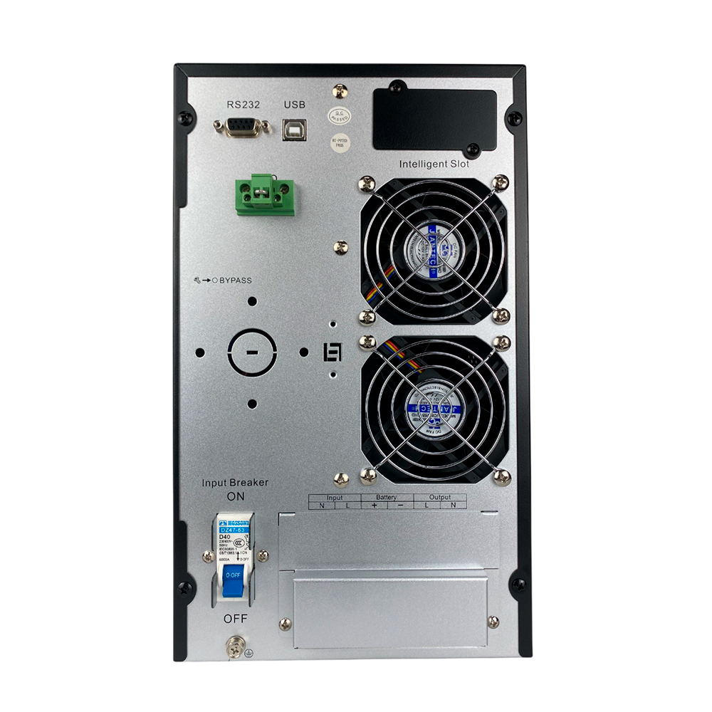Nobreak SD10 ON-LINE T - Vista traseira